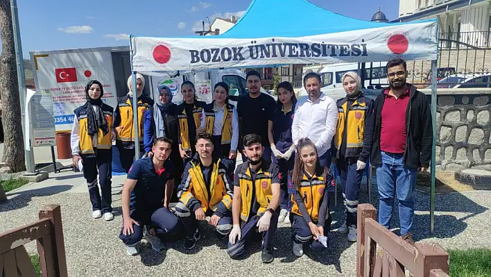 Vatandaşlara sağlık taraması yapıldı