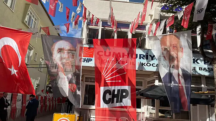 CHP Kayseri'de dikkat çeken kare!