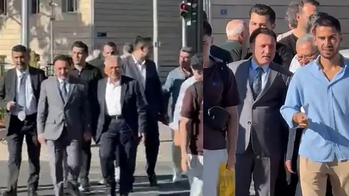 Çiçek ve Büyükkılıç, Cumhuriyet Meydanı'nı böyle gezdi!