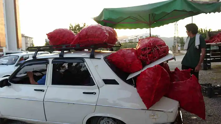Adana Kozan'da salça sezonu başladı: Toroslar biberle dolup taştı