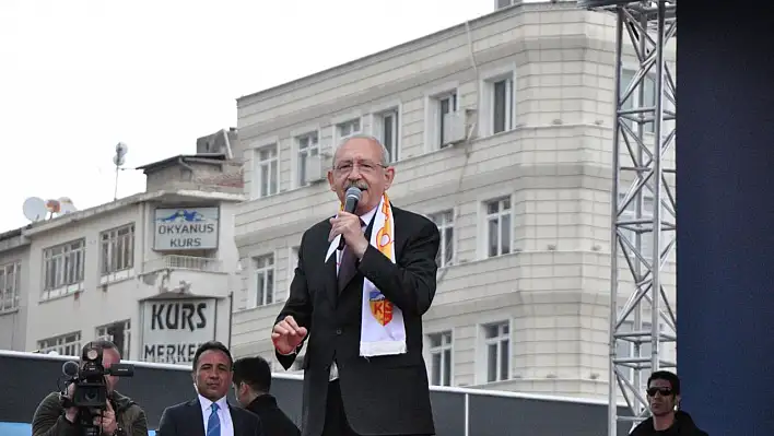 Cumhurbaşkanı Adayı Kılıçdaroğlu Kayseri'de konuştu