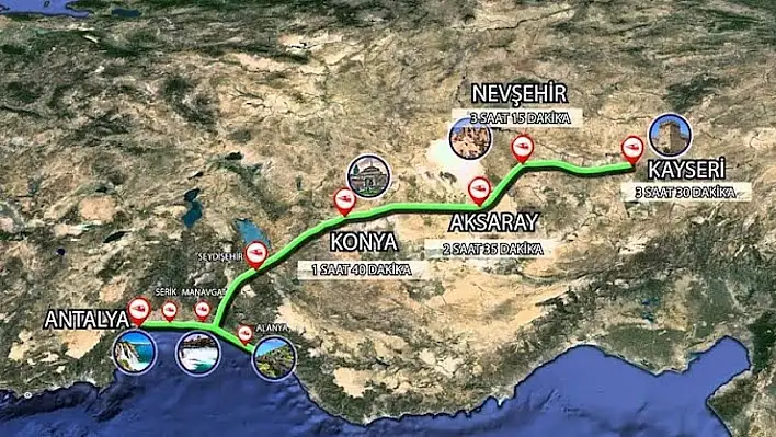 Cumhurbaşkanı Kayseri'yi gündemine aldı: Hızlı tren tarihi erkene çekilebilir!