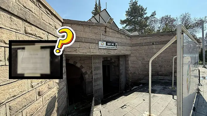 Cumhuriyet Meydanı'nda tuvalet hijyeni yok, yazılı isyan var!