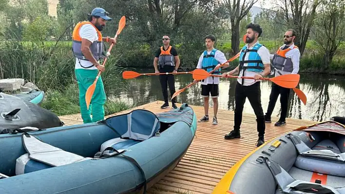 Denizi olmayan Kayseri'de su sporları dikkat çekiyor!