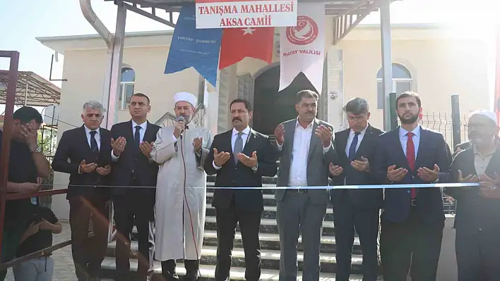 Hatay'da 107'nci cami ibadete açıldı