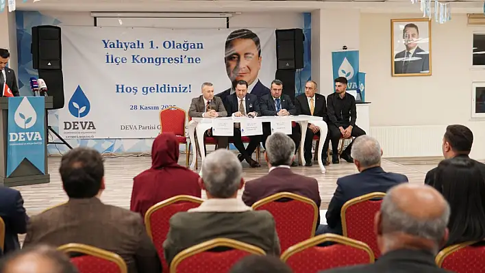 DEVA Partisi Yahyalı 1. Olağan İlçe Kongresi gerçekleştirildi
