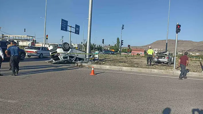 Develi'de trafik kazası