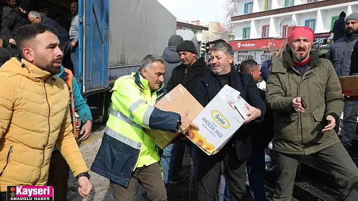 Depremzedeler için 4 yardım kafilesi daha yola çıktı