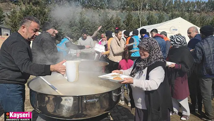 Develi'den Kahramanmaraş'ta aşevi desteği