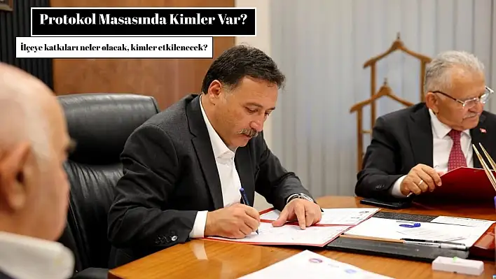 Develi'ye dev yatırım! Protokol imzalandı