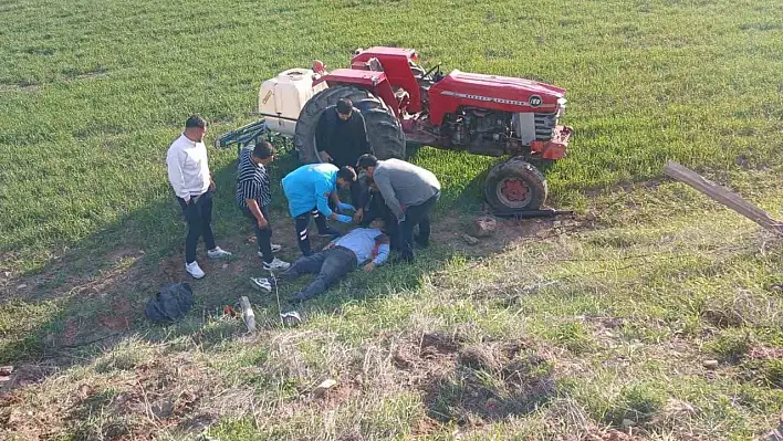 Yozgat'ta bir sürücü traktörün altında kalarak can verdi