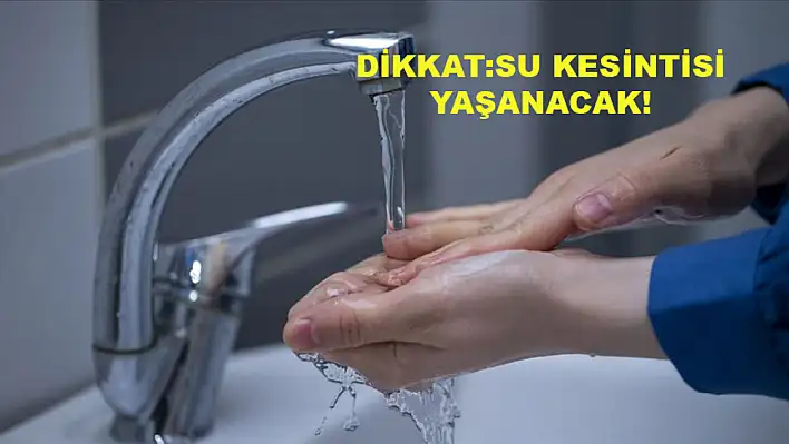 Dikkat: Bugün o mahallelerde su kesintisi var! - 15 Ağustos 2023