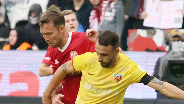 Dikkat! Rakamlar yalan söylemez - Antalyaspor, Kayserispor arasındaki dikkat çeken detay...