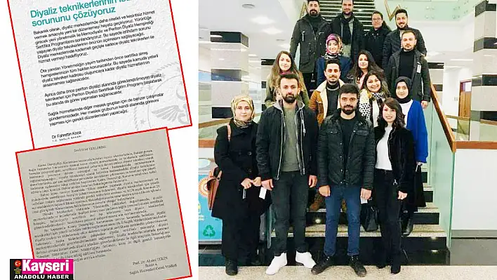 Diyaliz teknikerleri çözüm bekliyor