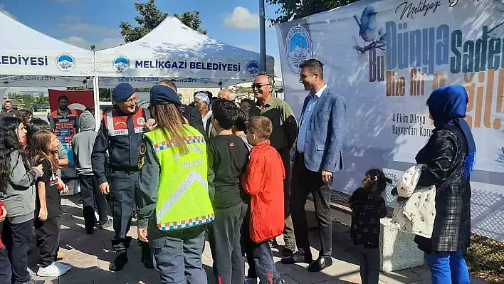 Kayseri'de Dünya Hayvanları Koruma Günü kutlandı!