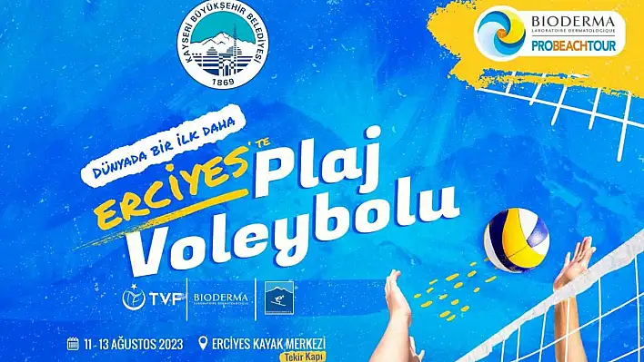 Dünyada ilk kez bir dağda plaj voleybolu oynanacak