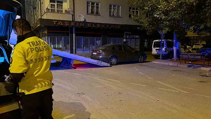 Kayseri'de hareketli saatler: Polisten kaçan şüpheli araç yakalandı!