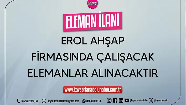 Eleman İlanı