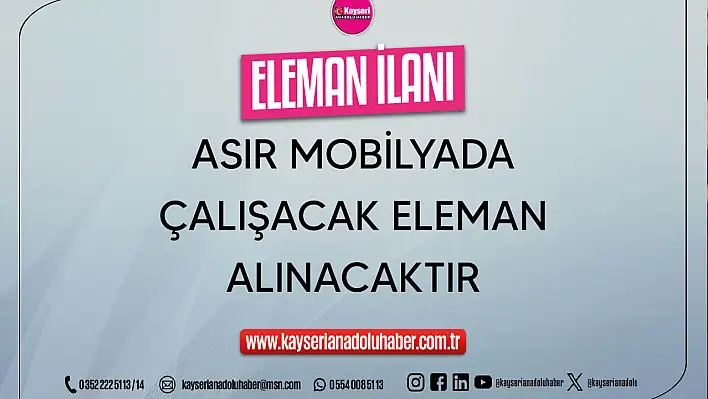 Eleman İlanı