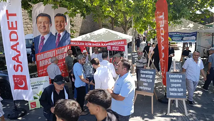 Emeklilerin sesi Kayseri'den yükseldi: İmza kampanyası başladı!