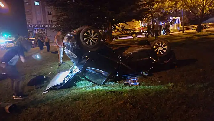 Nevşehir'de emniyet kemeri can kurtardı!