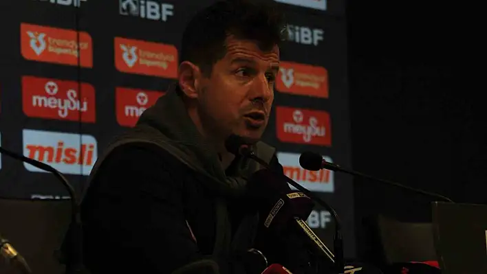 Antalyaspor teknik direktörü Emre Belözoğlu'ndan maç sonu açıklaması