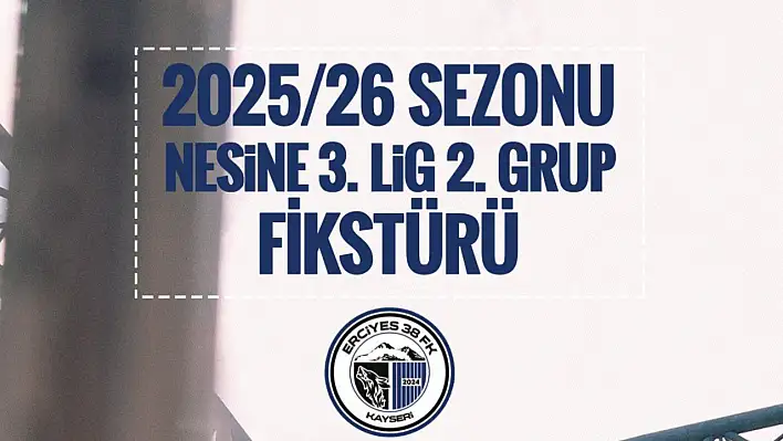 Erciyes 38 FK'nın ilk yarı fikstürü belli oldu! Hedef şampiyonluk…