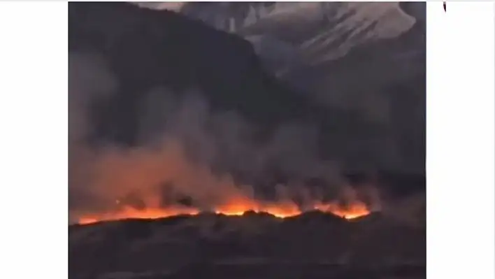 Erciyes Dağı'nda orman yanıyor!