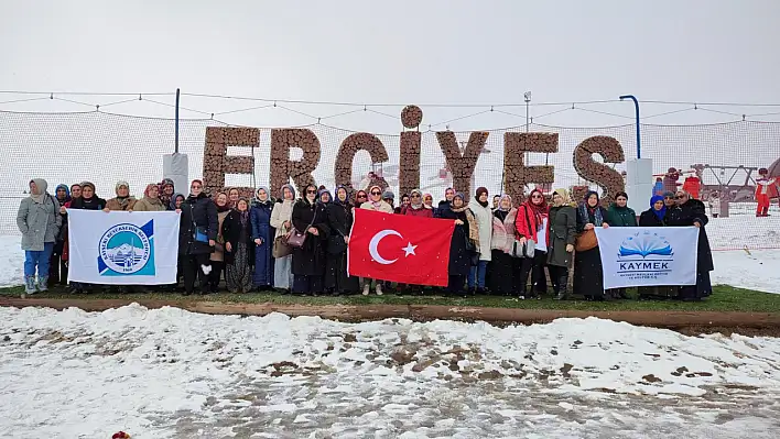 Erciyes Dağı'nı hiç görmemişlerdi!