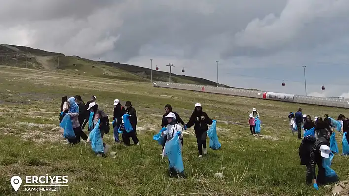 Erciyes'e el attılar! Büyük takdir topladılar - Haberler - Kayseri...