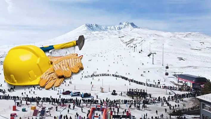 Erciyes'e yeni tesis yapılıyor!