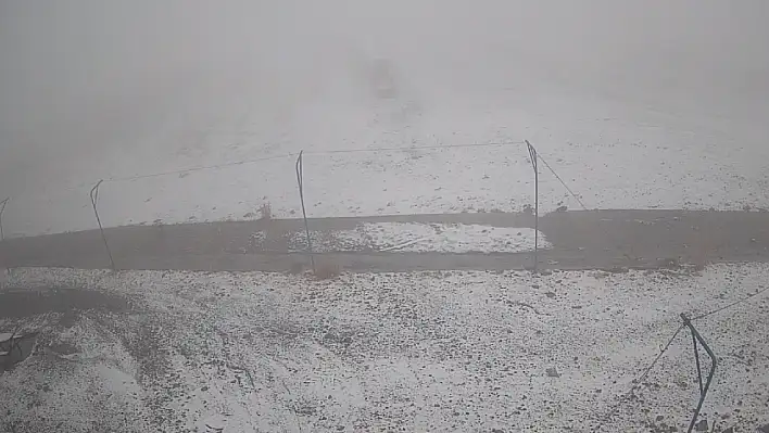 Erciyes kara ve sise teslim oldu – İşte anlık görüntüler…