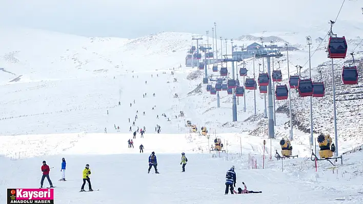 Erciyes Kayak Merkezi'nde hedef 3 milyon ziyaretçi