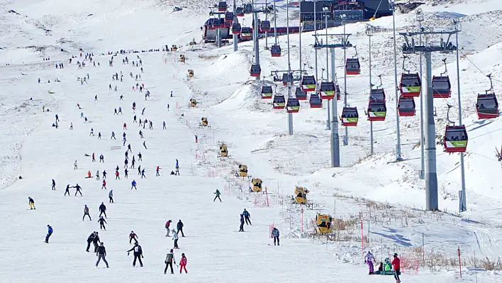 Erciyes Kayak Merkezi rekor kırdı