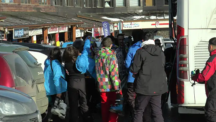 Erciyes pistlerinde izdiham yaşandı!