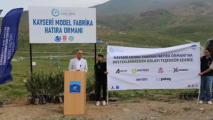 Erciyes'te 1500 fidan toprakla buluştu: Hatıra ormanı kuruldu