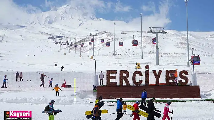 Erciyes'te sezon bayrama kadar uzadı