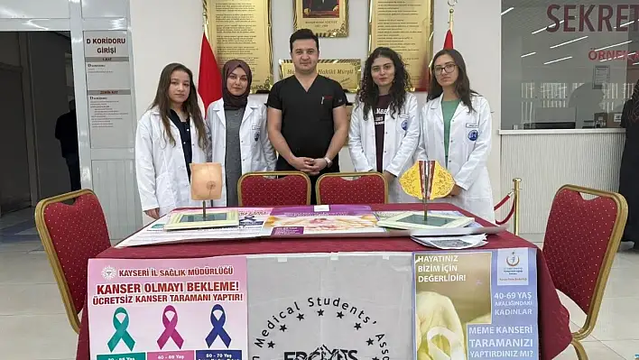 Erciyes'te meme kanserine farkındalık etkinliği
