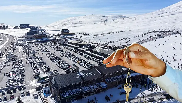 Erciyes'te sezon hazırlıkları sürüyor – İki dükkan kiraya verilecek!