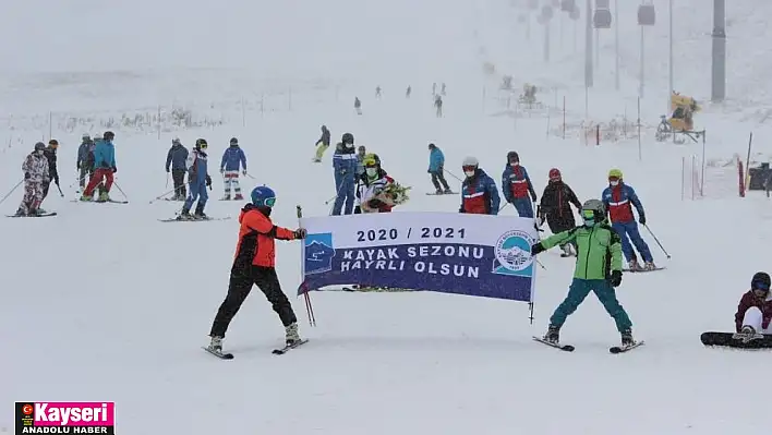 Erciyes'te sezona kar engeli