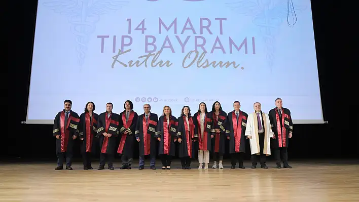 Erciyes Üniversitesi'nde 14 Mart Tıp Bayramı töreni gerçekleşti