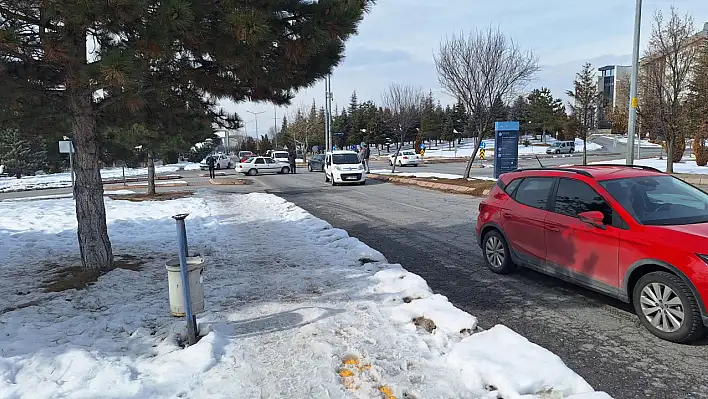 Erciyes Üniversitesi'nde kaza!