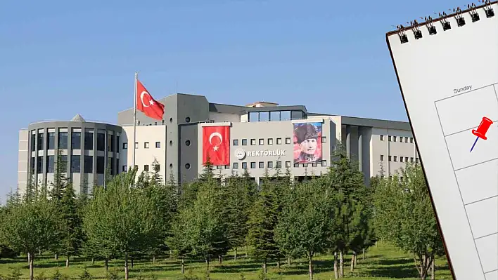 Erciyes Üniversitesi öğrencileri için beklenen tarihler belli oldu!