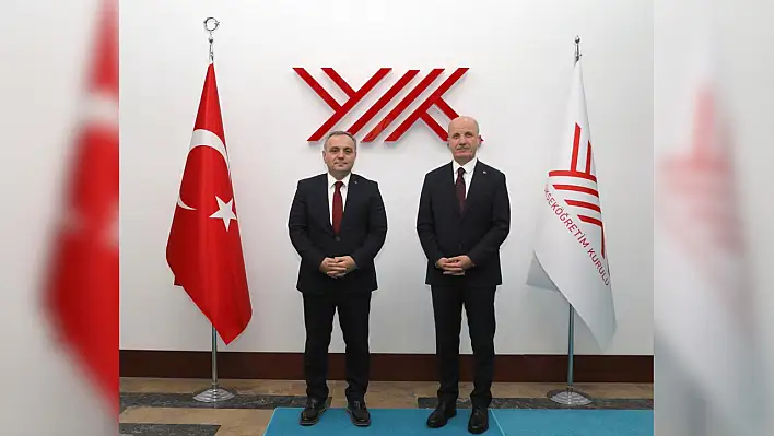 Erciyes Üniversitesi Rektörü Altun, YÖK Başkanı Özvar'ı ziyaret etti!
