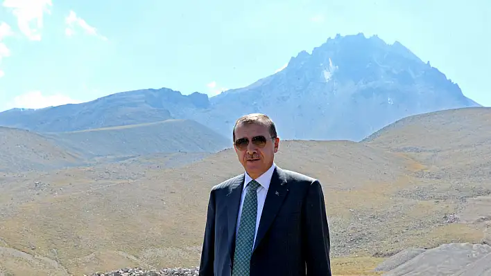 Erdoğan 12 yıl önce Erciyes'in zirvesinde...