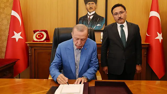 Erdoğan'dan Kayseri Valiliği'ne ziyaret