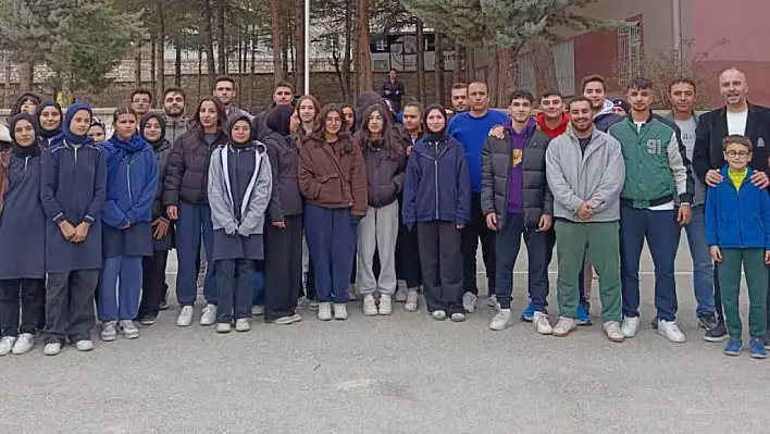 ERÜ'LÜ gençler Yahyalı'da sportif etkinlikler düzenledi
