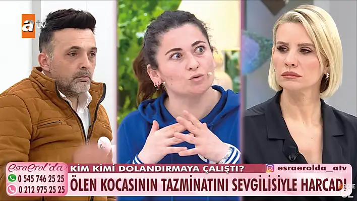 Kayserili Fenomen Kocasının Ölüm Tazminatını Sevgilisine kaptırdı Esra Erol'a çıkıp, ortalığı karıştırdı!