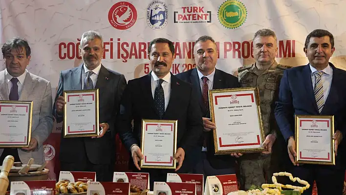 Ali Nazik ile birlikte 7 ürün tescillendi