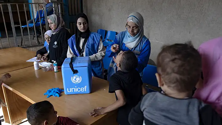 Gazze'de çocuk felci aşı kampanyasının sonuna gelindi